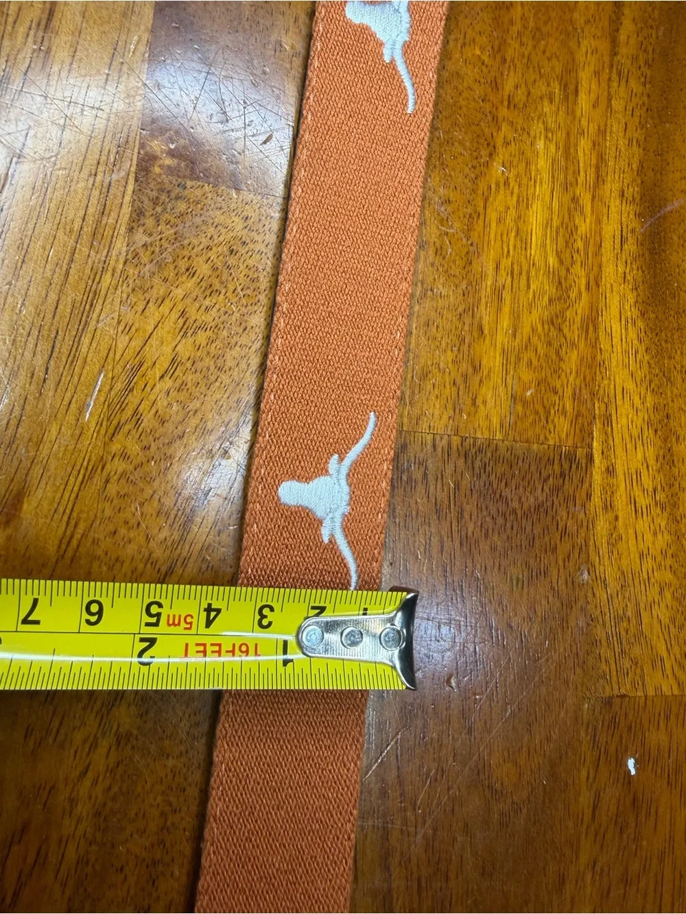 Jack Mason Texas Longhorns Men’s Belt Size 32 Burnt Orange Leather NCAA